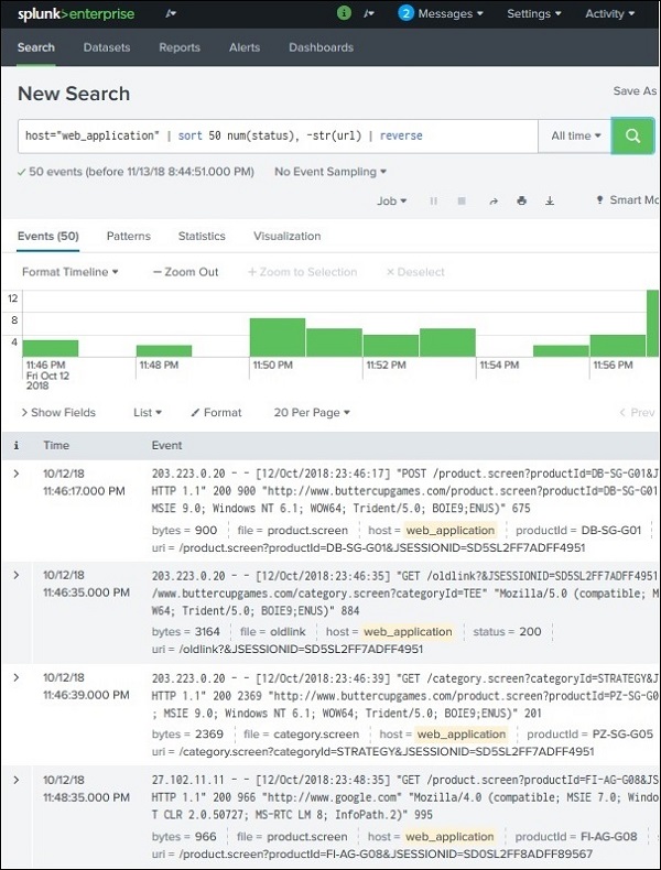 Splunk 排序命令-立地货