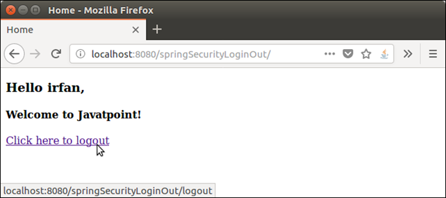 Spring Security登录注销4