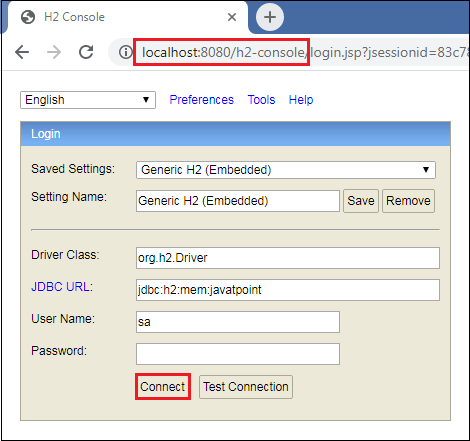 Spring Boot H2数据库