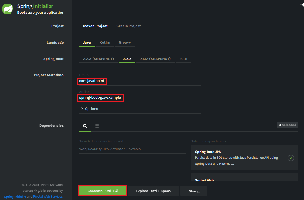 Spring Boot Starter Data JPA