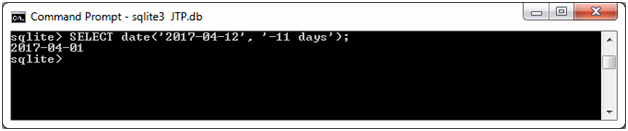 SQLite日期时间功能4