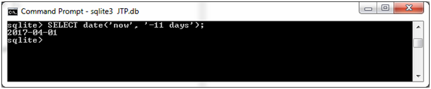 SQLite日期时间功能5