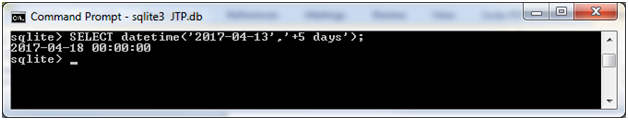 SQLite Datetime函数4