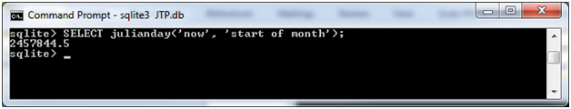 SQLite Julianday函数6