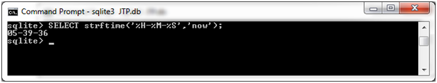 SQLite Now函数4