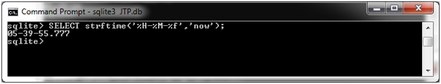 SQLite Now函数5