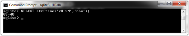 SQLite Now函数6