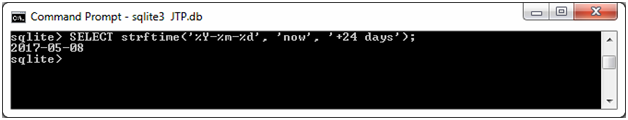 SQLite Strftime函数10