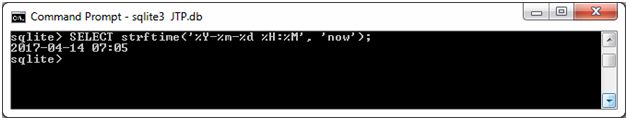 SQLite Strftime函数2