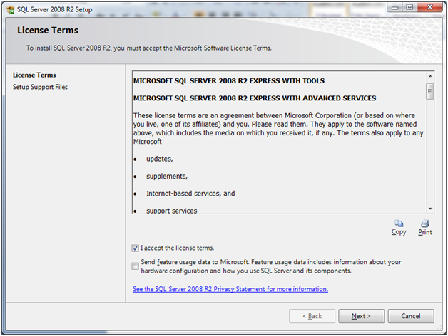 SQL Install ms SQLServer 6