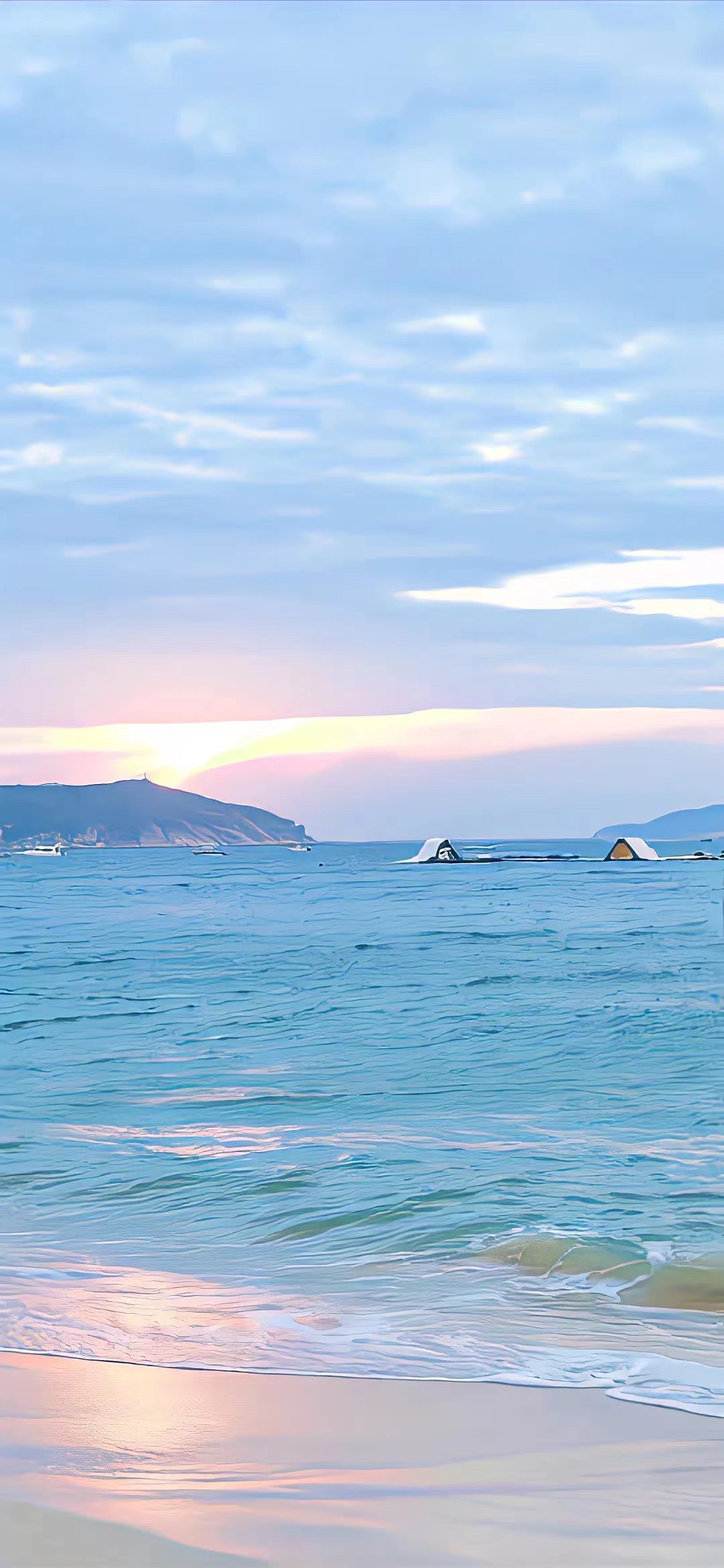 炒鸡好看的蓝色ins风壁纸 立地货