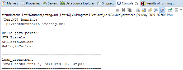 Exclude/Include test cases