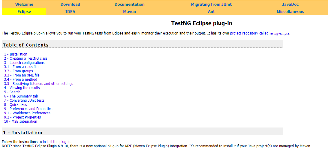 TestNG Installation and Configuration in Eclipse 