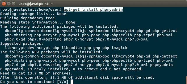 Software PhpMyAdmin 2