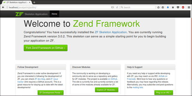 Software Zend Framework 2