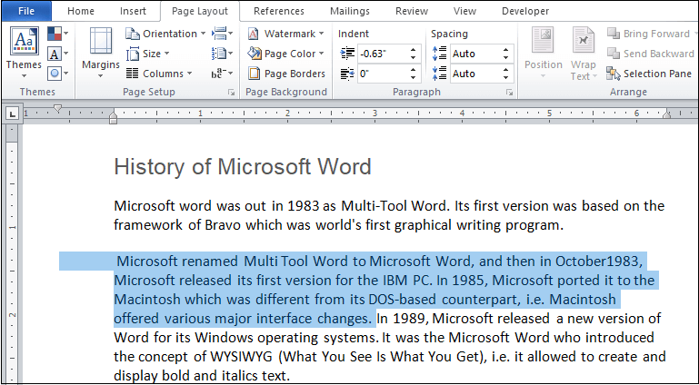 如何在Microsoft Word文档中添加或删除行号