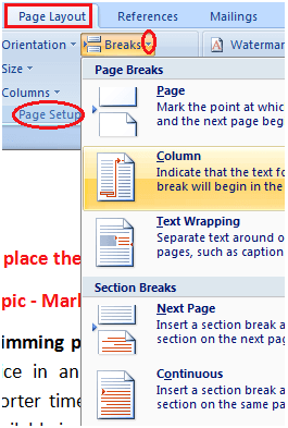 MS Word如何在ms word 1中更改分页符