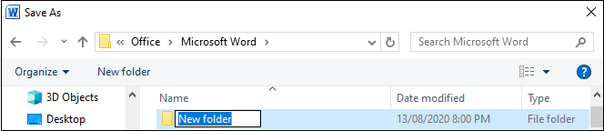 如何在Word文档中创建文件夹