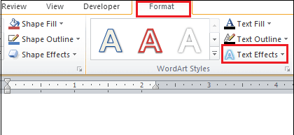 如何在Microsoft Word文档中弯曲文本