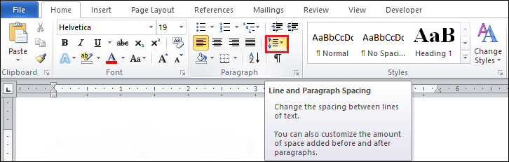 如何在Microsoft Word中将空格加倍