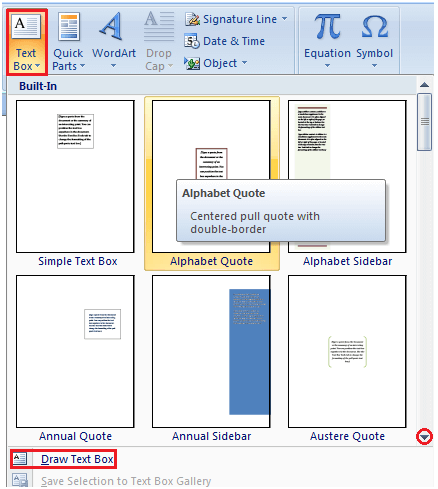MS Word如何在ms word 1中插入文本框