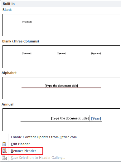 如何在Microsoft Word文档中插入页眉和页脚