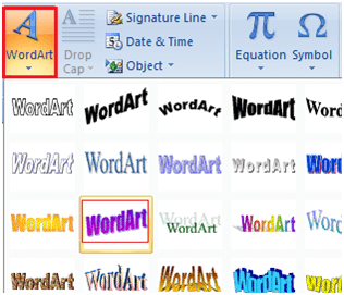 MS Word如何插入艺术字1