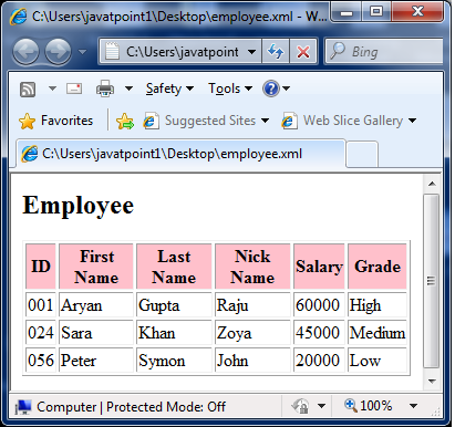 XSLT Xsl选择元素1